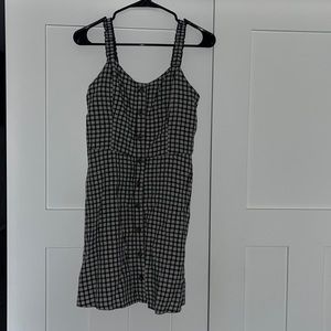 Black and white plaid dress, small